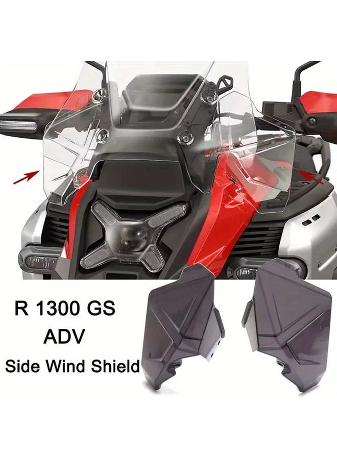 Transparent Side Windshield Deflector Spoiler for BMW R1300GS Adventure 2024 2025 - Image 3